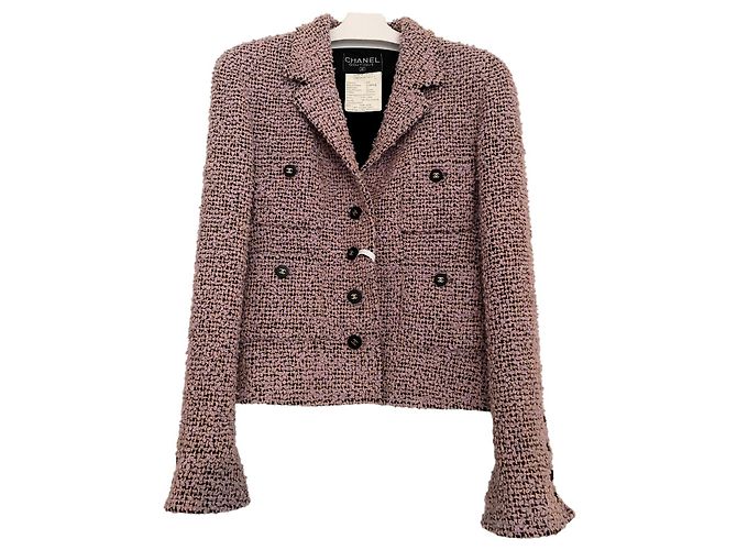 Cambon Chanel Vintage 1994 runway Jacket Purple