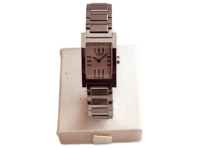 Reloj Hermès Tandem PM de acero Plata