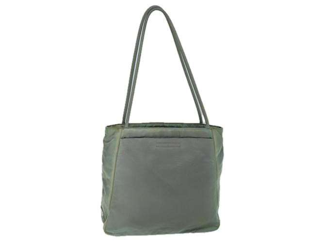 PRADA Borsa Tote Nylon Khaki Auth 73155 Cachi  ref.1363909