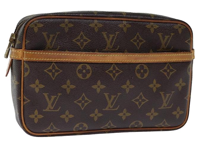 Louis Vuitton Monogram Compiegne 23 Clutch Bag M51847 LV Auth ep3699 Cloth  ref.1363938