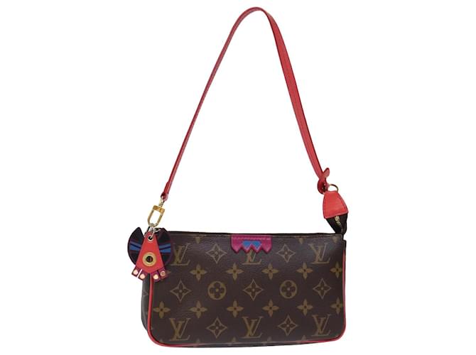 LOUIS VUITTON Monogram Totem Pochette Accessoires Pouch M41669 LV Auth 73299 Cloth  ref.1363971