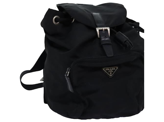 PRADA Backpack Nylon Black Auth 72159  ref.1364011