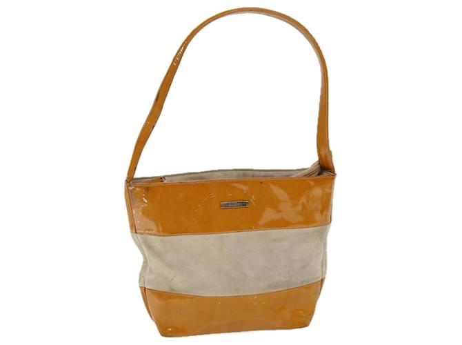 GUCCI Shoulder Bag Patent leather Orange Auth 73145  ref.1364048