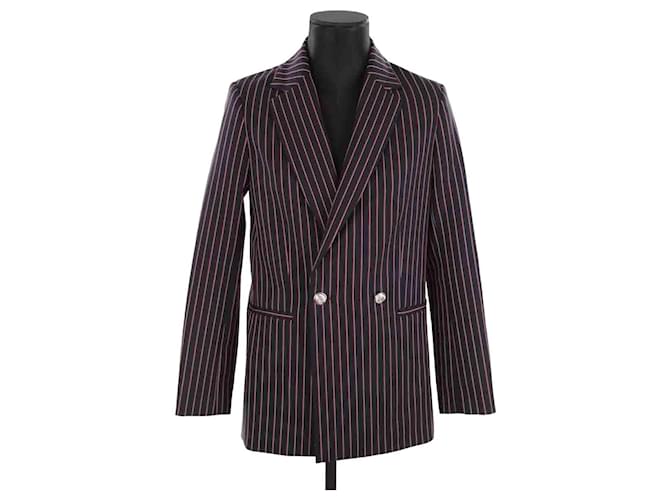 Maje Blazer Polyester Noir  ref.1364091