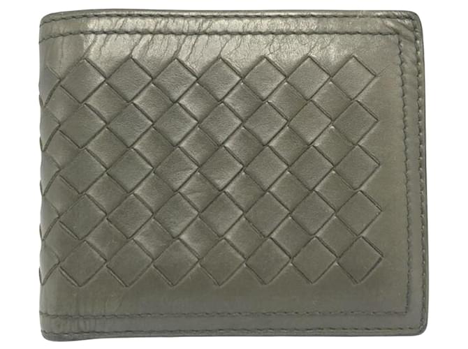 Bottega Veneta Intrecciato Schwarz Leder  ref.1364187