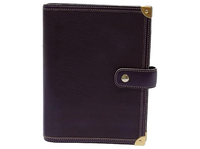 Louis Vuitton Agenda MM Purple Leather  ref.1364193