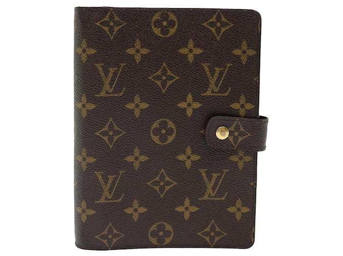 Louis Vuitton Agenda MM Brown Cloth  ref.1364197