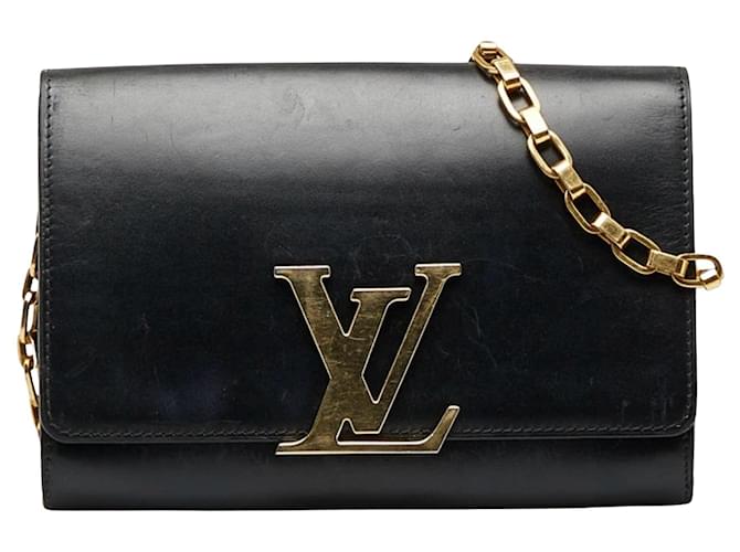 Louis Vuitton Louise Black Leather  ref.1364234