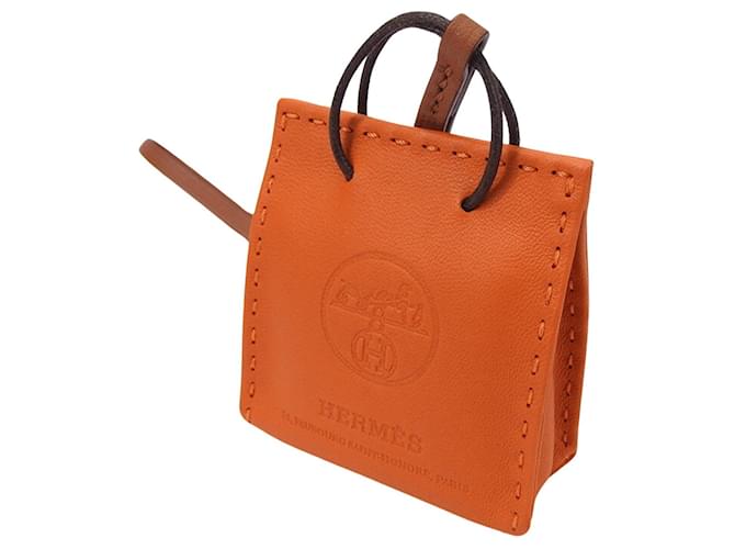 Hermès - Orange Leder  ref.1364337