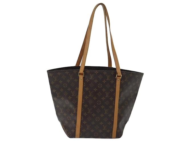 Louis Vuitton Shopping Brown Cloth  ref.1364455