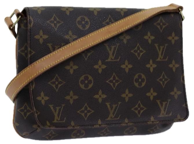 Louis Vuitton Musette Tango Brown Cloth  ref.1364568