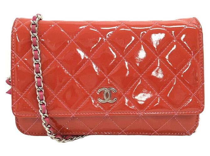 Chanel Wallet on Chain Orange