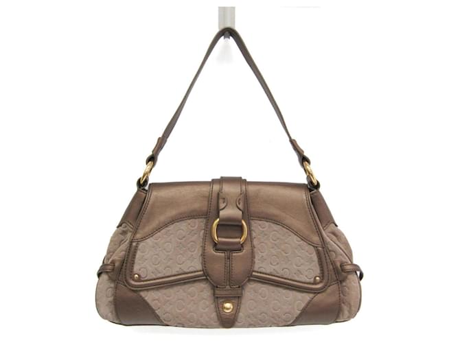 Céline Celine Macadam Beige Leder  ref.1364719