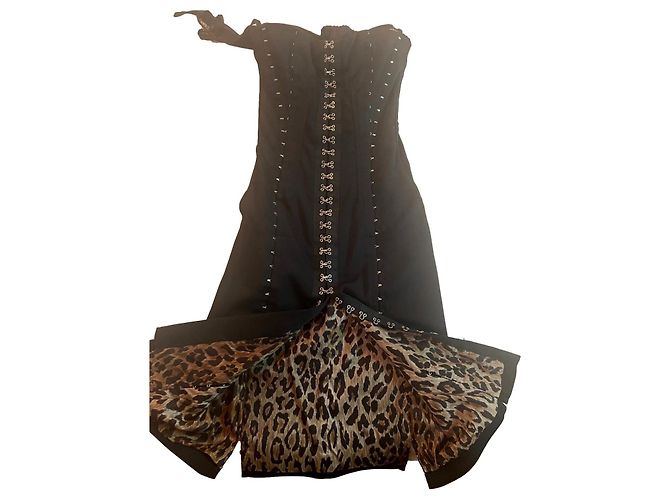Vestido Dolce & Gabbana de algodón negro talla 40