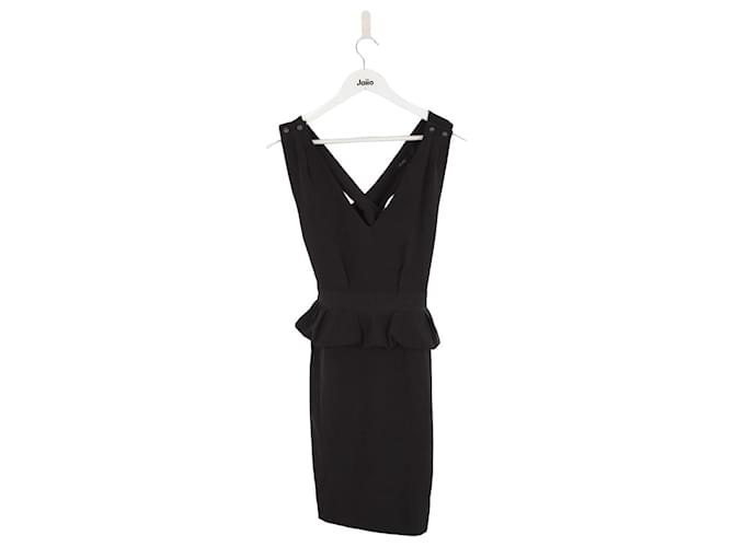 Maje Robe noir Polyester  ref.1364995