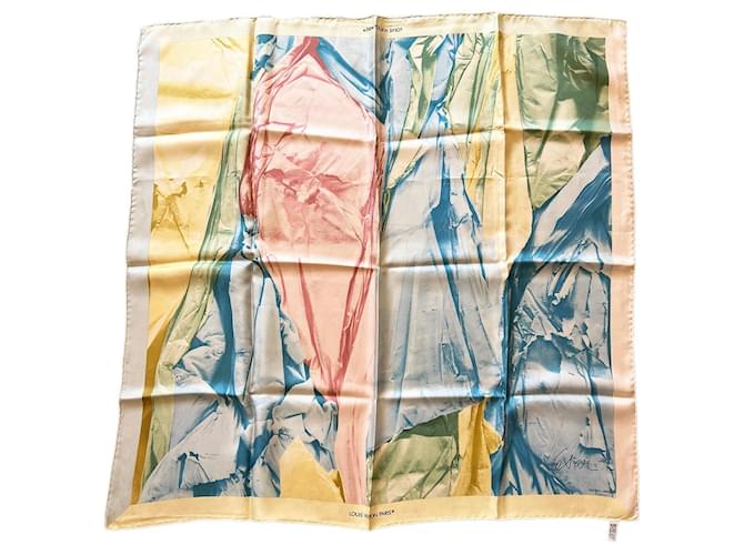 LOUIS VUITTON Silk handkerchief Multiple colors  ref.1365038