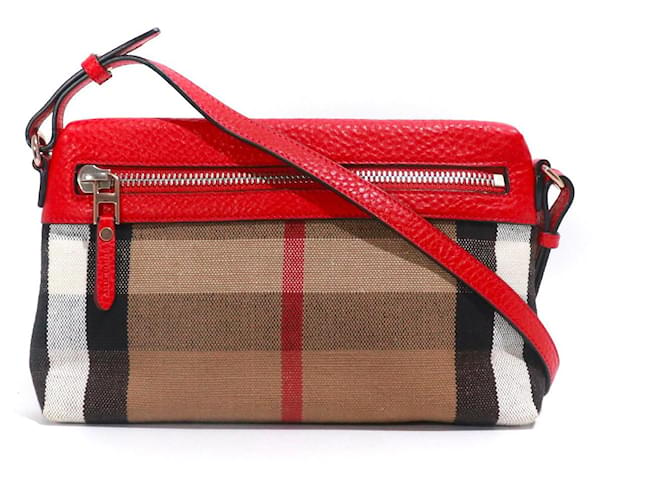 BURBERRY Handbags Lola Brown Leather  ref.1365054
