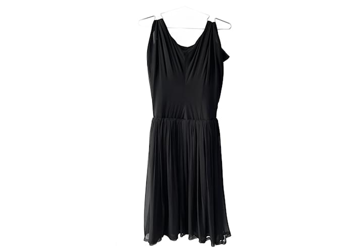 Balenciaga Edition (2006) Silk dress Black  ref.1365142