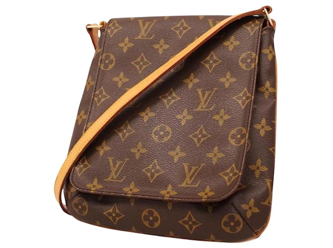 Louis Vuitton Musette Salsa Castaño Lienzo  ref.1365268