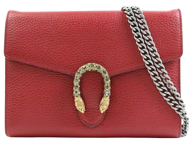 Gucci Dionysus Cuir Rouge  ref.1365341