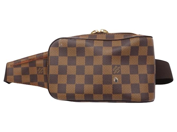 Louis Vuitton Geronimos Marrone Tela  ref.1365396