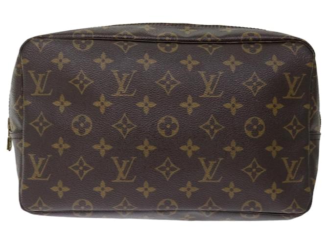 Louis Vuitton Trousse de Toilette Marrom Lona  ref.1365424