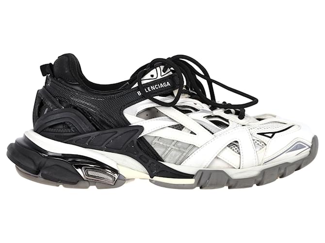 Balenciaga Track.2 Sneakers in Black and White Polyurethane Plastic  ref.1365522