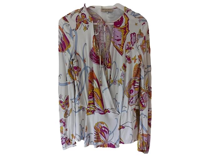 Emilio Pucci Tops Viscose Multicolore  ref.1365524