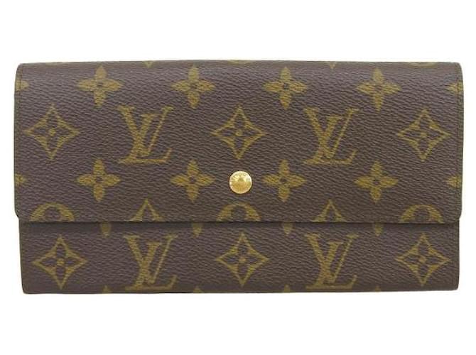 Louis Vuitton Portefeuille Sarah Canvas Long Wallet M61734 in good condition Cloth  ref.1365585