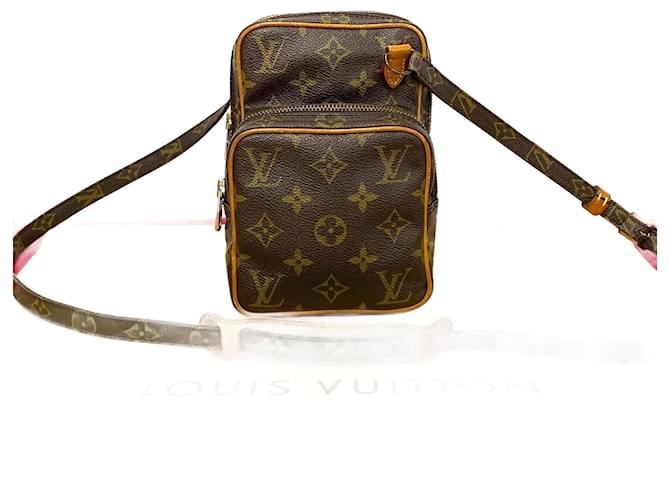 Louis Vuitton Mini Amazon Canvas Crossbody Bag M45238 in good condition Cloth  ref.1365612