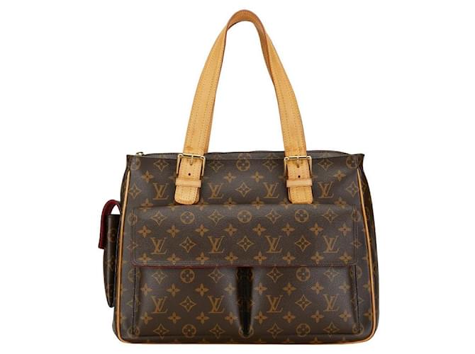 Louis Vuitton Multiplicite Tote Bag Canvas Tote Bag M51162 in good condition Cloth  ref.1365653