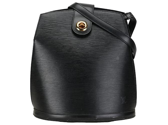 Borsa a tracolla Louis Vuitton Epi Cluny M52252 Pelle nera in ottime condizioni Nero  ref.1365658