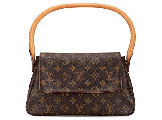 Louis Vuitton Mini Looping Canvas Shoulder Bag M51147 in good condition Cloth  ref.1365663