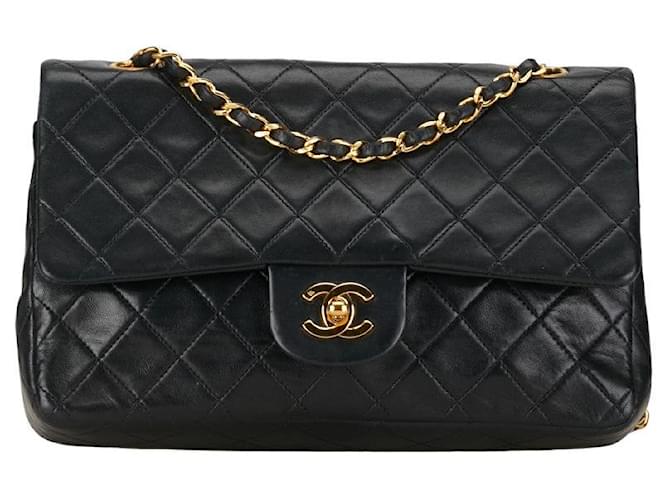 Chanel Medium Classic Double Flap Bag  Leather Shoulder Bag in Good condition  ref.1365690