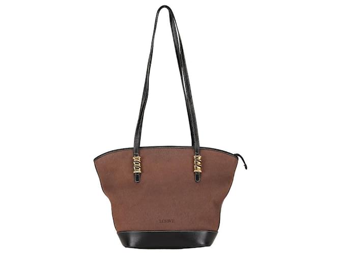 Loewe Velasquez Twist Shoulder Bag Bolso tote de cuero en buen estado  ref.1365733