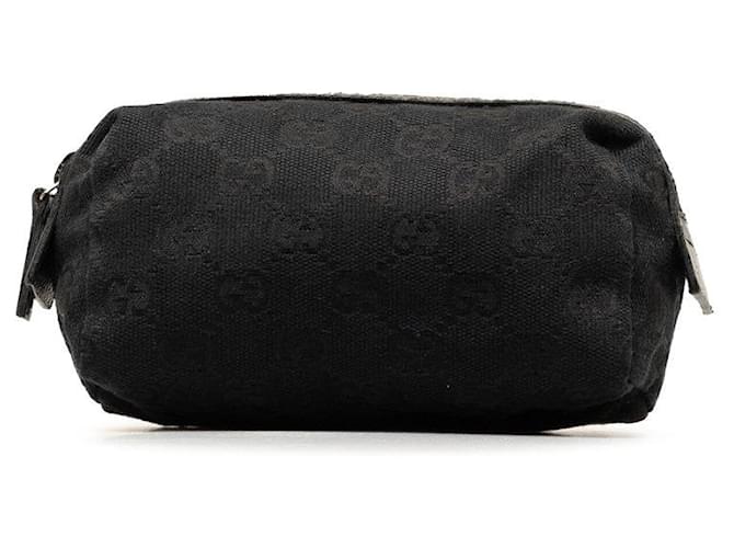 Bolso de lona GG de Gucci 245947 en excelente estado Negro Lienzo  ref.1365744