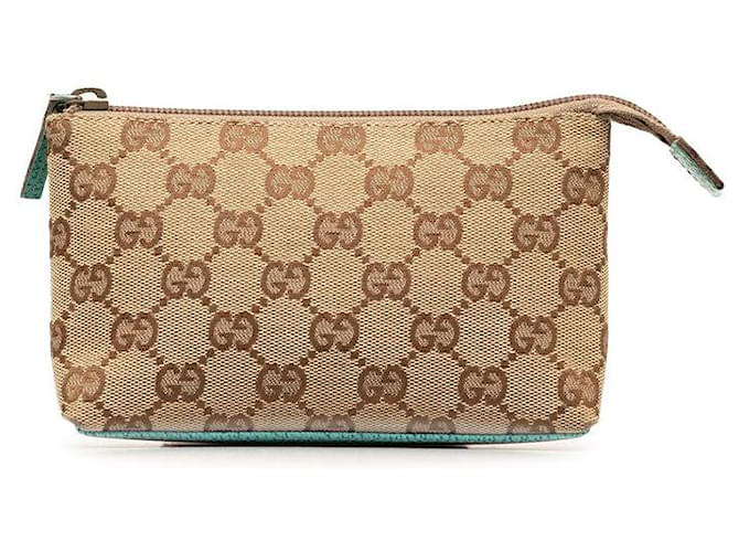 Vanity en toile avec pochette en toile Gucci GG 115237 In excellent condition  ref.1365750