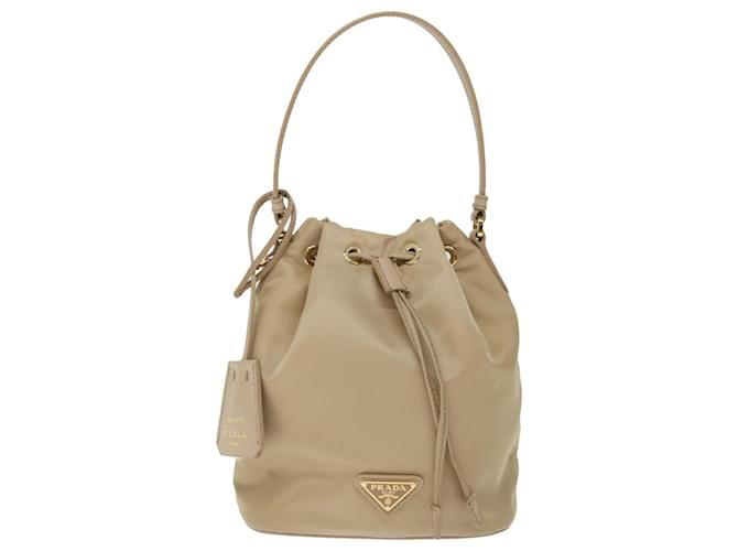 Prada Tessuto Beige Synthetic  ref.1365848