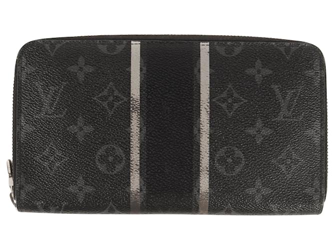 Louis Vuitton Zippy Wallet Toile Noir  ref.1365946