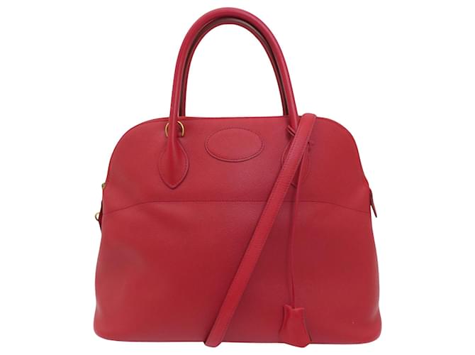 Hermès Hermes Bolide Cuir Rouge  ref.1365953