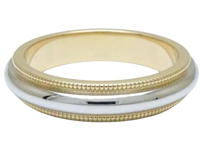 Tiffany & Co Milgrain Golden Yellow gold  ref.1366058