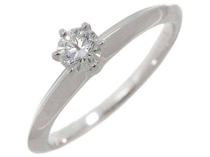 Solitaire Tiffany & Co Platine Argenté  ref.1366109