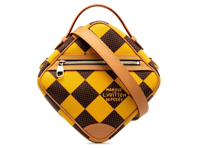 Louis Vuitton Messenger Amarillo Lienzo  ref.1366118