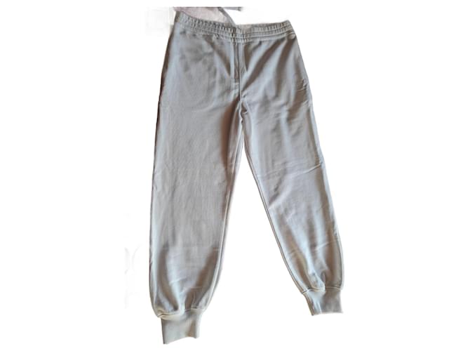 Pantalones de chándal de Alexander McQueen Blanco Algodón  ref.1366142