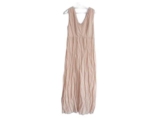 Mes Demoiselles ... Mes Demoiselles Cleopatre maxi dress Peach Cotton  ref.1366315