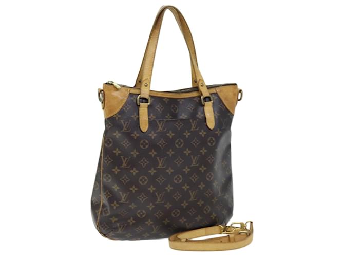 LOUIS VUITTON Monogramme Odeon GM Sac à bandoulière 2way M56388 Auth LV 72186 Toile  ref.1366345