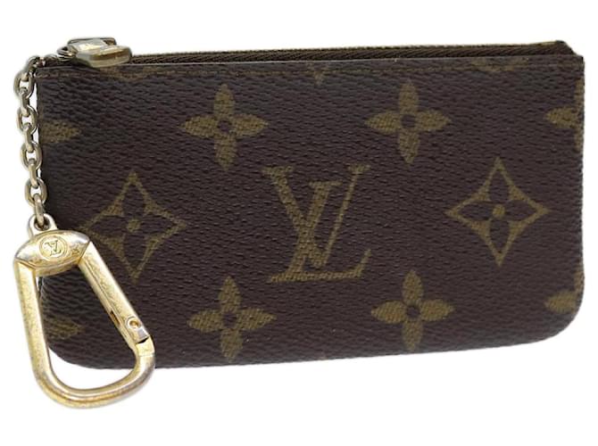 LOUIS VUITTON Monogram Pochette Cles Porte-Monnaie M62650 Auth LV 73426 Toile Monogramme  ref.1366390