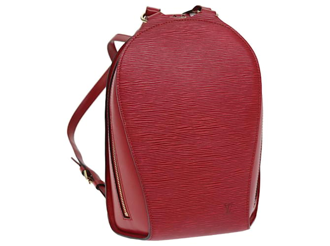 LOUIS VUITTON Epi Mabillon Backpack Castilian Red M52237 LV Auth 73050 Leather  ref.1366406