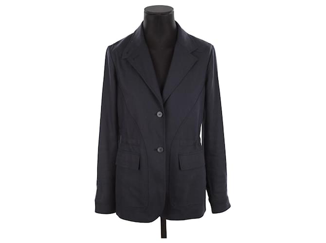 Loro Piana Cotton Jacket Navy blue  ref.1366475