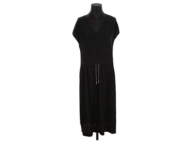 Autre Marque Silk dress Black  ref.1366541